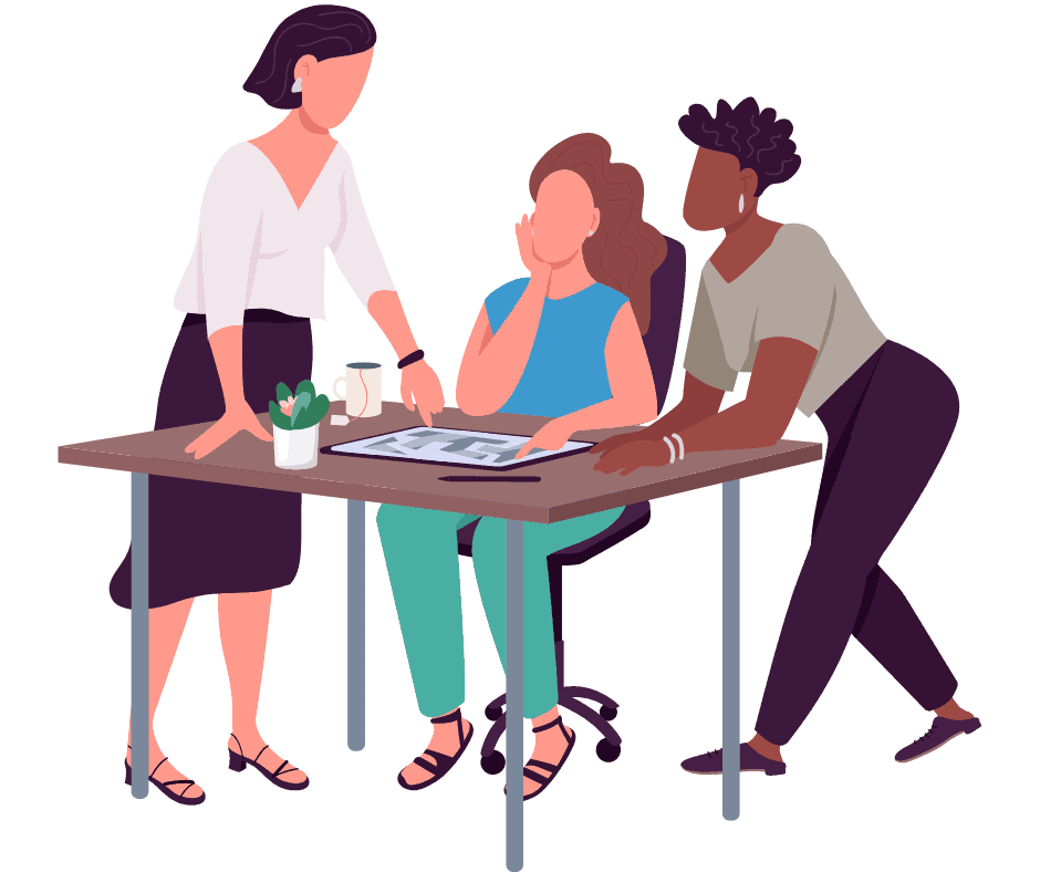 איור נשים עובדות