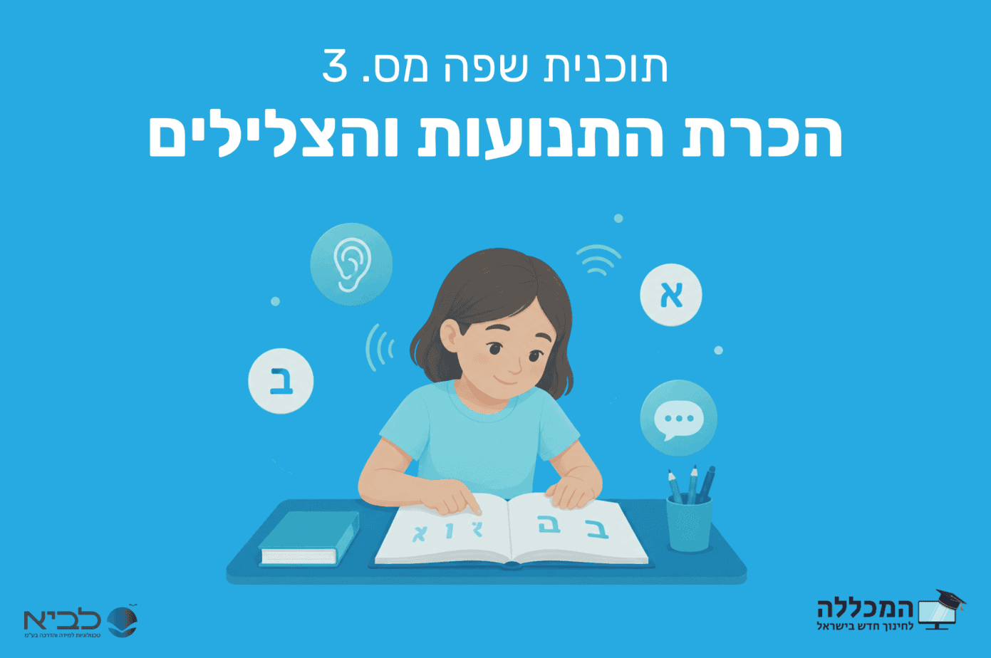 תוכנית שפה מס. 3 הכרת התנועות והצלילים