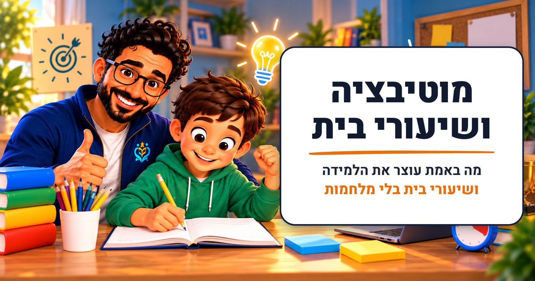 מוטיבציה ושיעורי בית